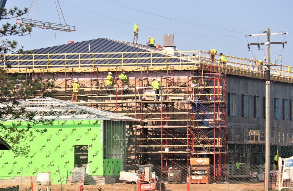 Construction operations of $11.96 million transient training brigade headquarters at Fort McCoy