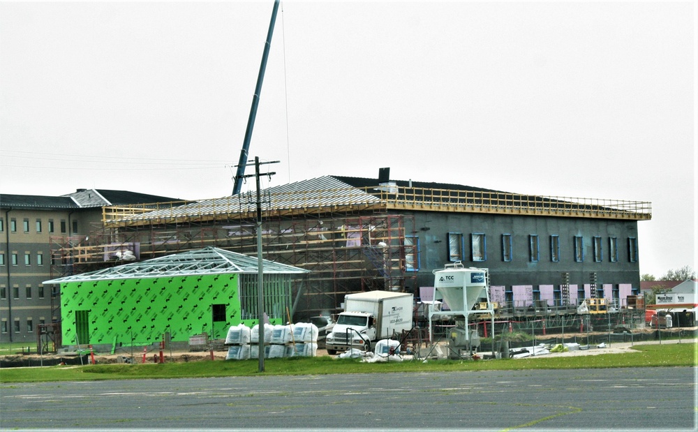 Construction operations of $11.96 million transient training brigade headquarters at Fort McCoy