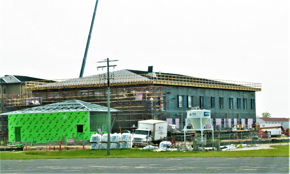 Construction operations of $11.96 million transient training brigade headquarters at Fort McCoy