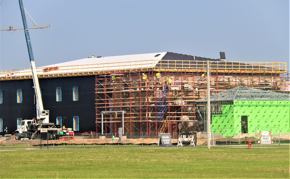 Construction operations of $11.96 million transient training brigade headquarters at Fort McCoy