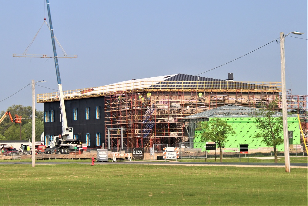 Construction operations of $11.96 million transient training brigade headquarters at Fort McCoy