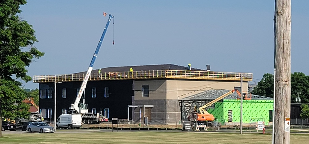 Construction operations of $11.96 million transient training brigade headquarters at Fort McCoy