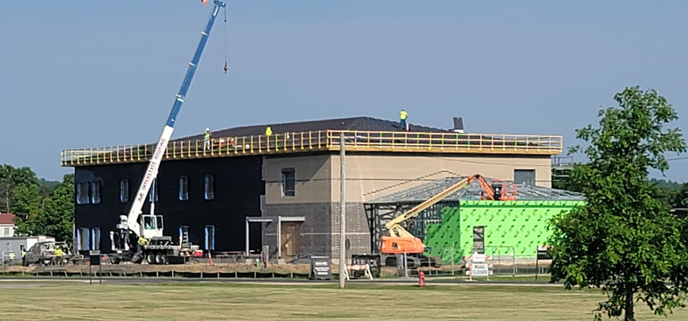 Construction operations of $11.96 million transient training brigade headquarters at Fort McCoy