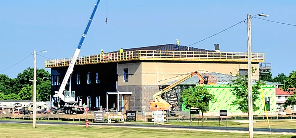 Construction operations of $11.96 million transient training brigade headquarters at Fort McCoy