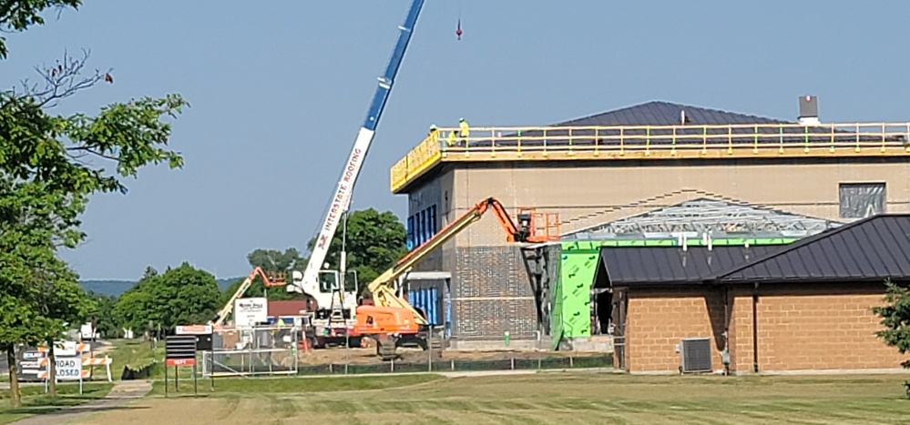 Construction operations of $11.96 million transient training brigade headquarters at Fort McCoy