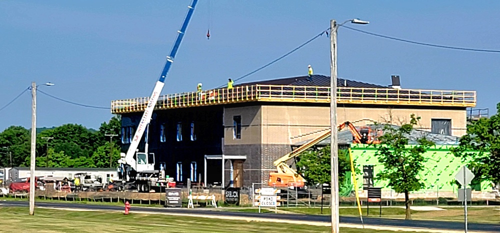 Construction operations of $11.96 million transient training brigade headquarters at Fort McCoy