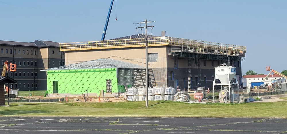 Construction operations of $11.96 million transient training brigade headquarters at Fort McCoy