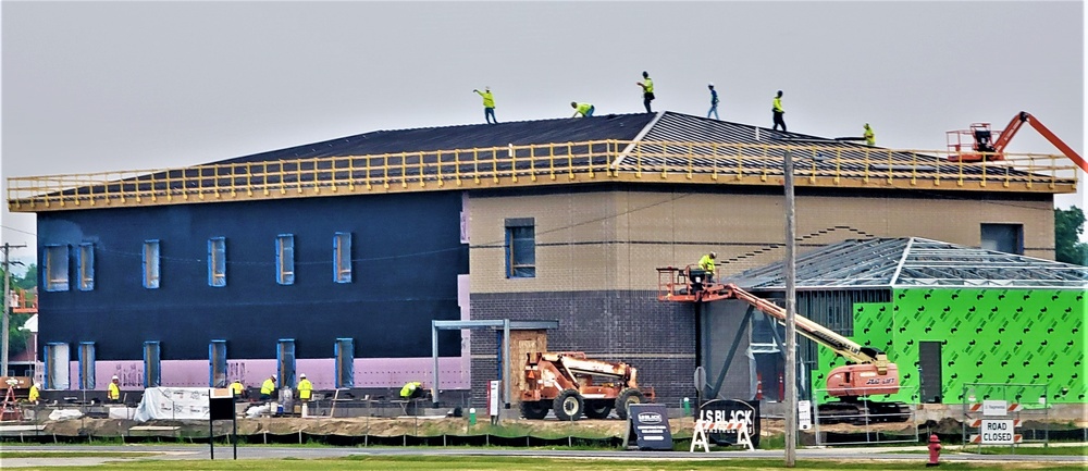 Construction operations of $11.96 million transient training brigade headquarters at Fort McCoy