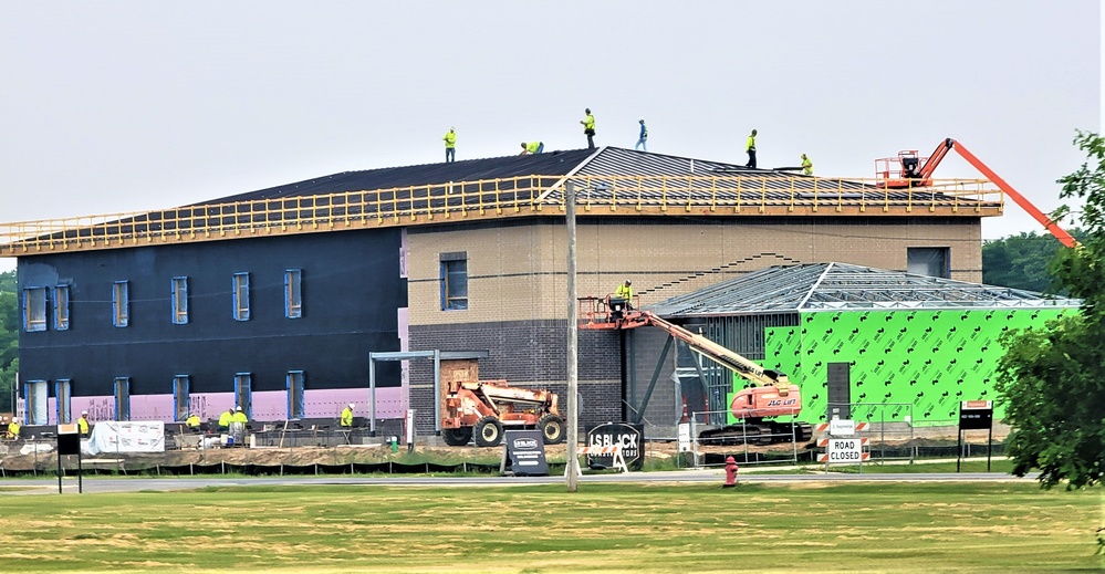 Construction operations of $11.96 million transient training brigade headquarters at Fort McCoy