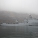 USS Harpers Ferry (LSD 49) pulls into port in Kodiak, Alaska