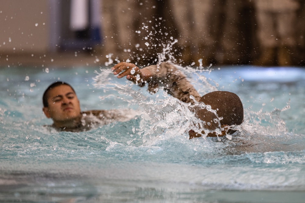 Alpha Company Swim Qualification