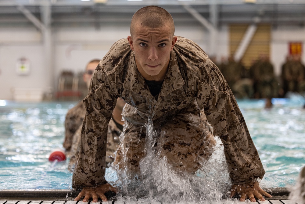 Alpha Company Swim Qualification