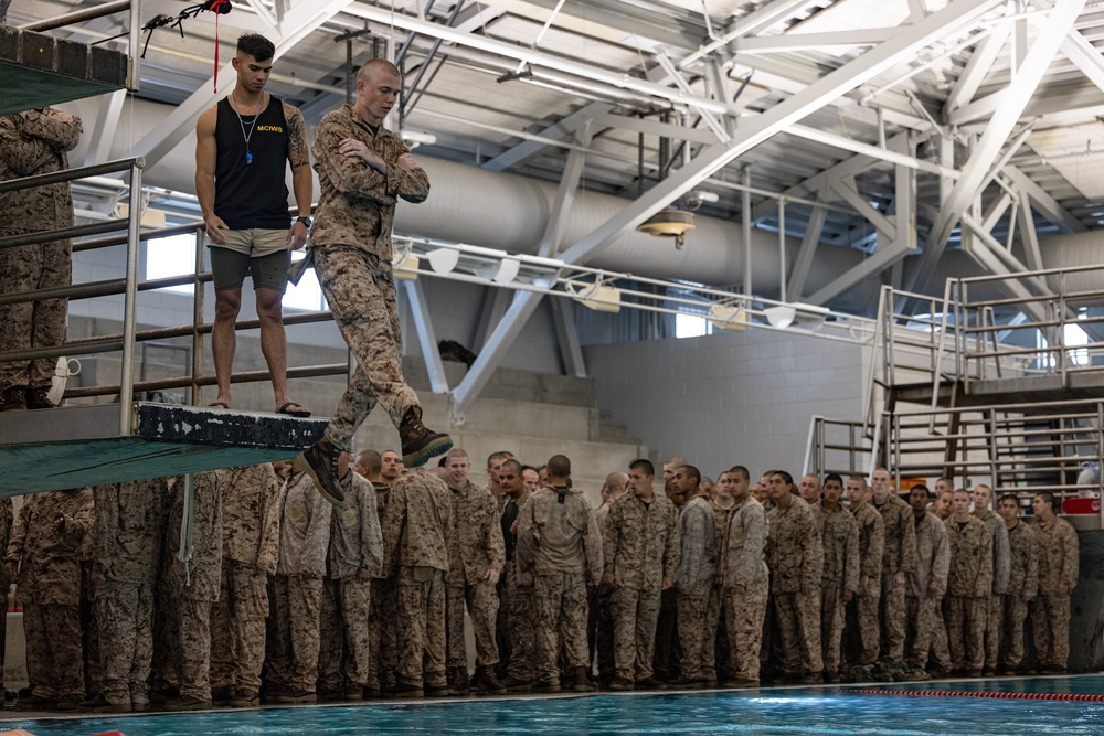 Alpha Company Swim Qualification