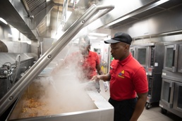 Logistics and nutrition; the recipe to boost morale