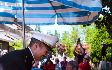 100-Year-Old USMC Veteran Celebrates Milestone Birthday Surrounded by Marines
