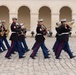 1st Marine Division band performs at Les Invalides