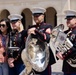 1st Marine Division band performs at Les Invalides