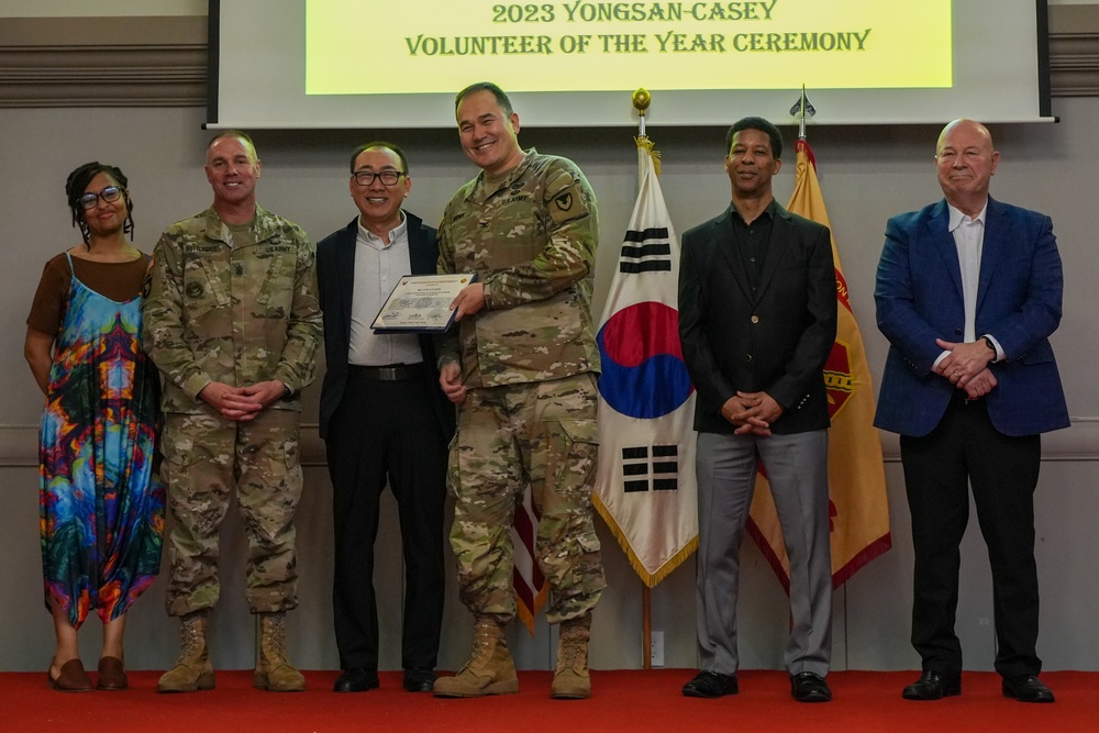 USAG Yongsan-Casey 2023 Volunteer of the Year Recognition Ceremony at Camp Casey