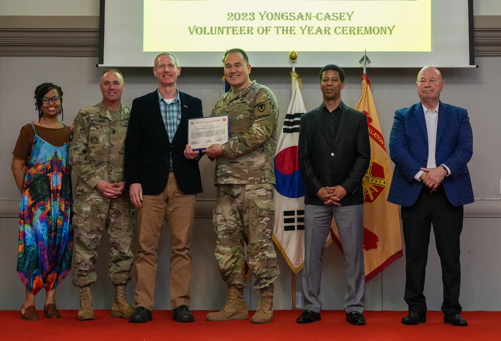 USAG Yongsan-Casey 2023 Volunteer of the Year Recognition Ceremony at Camp Casey