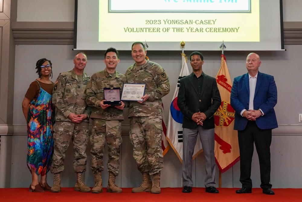 USAG Yongsan-Casey 2023 Volunteer of the Year Recognition Ceremony at Camp Casey