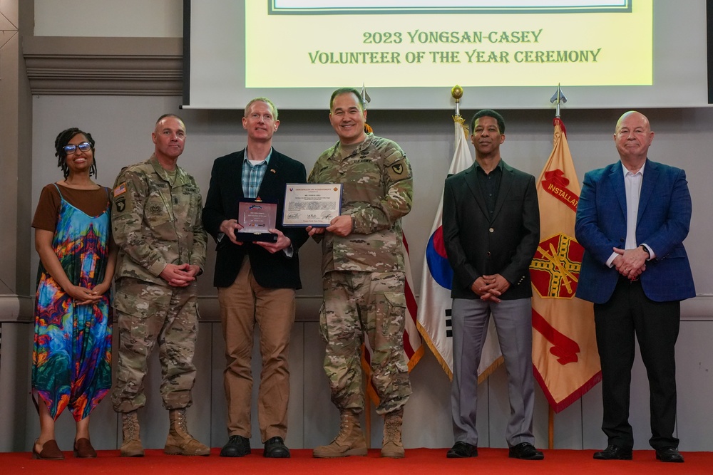 USAG Yongsan-Casey 2023 Volunteer of the Year Recognition Ceremony at Camp Casey