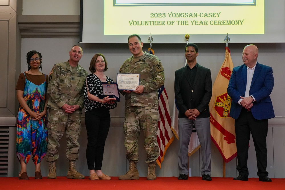 USAG Yongsan-Casey 2023 Volunteer of the Year Recognition Ceremony at Camp Casey