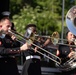 1st Marine Division band performs at Chateau-Thierry