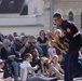 1st Marine Division band performs at Chateau-Thierry