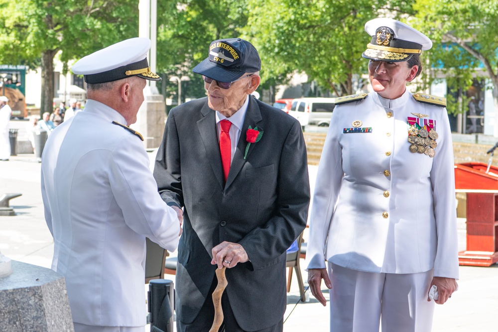 CNO commemorates 81st Battle of Midway at Navy Memorial June 5, 2023