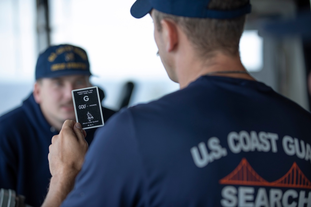 U.S. Coast Guard Cutter Stratton Conducts Routine Daily Operations During Western Pacific Patrol