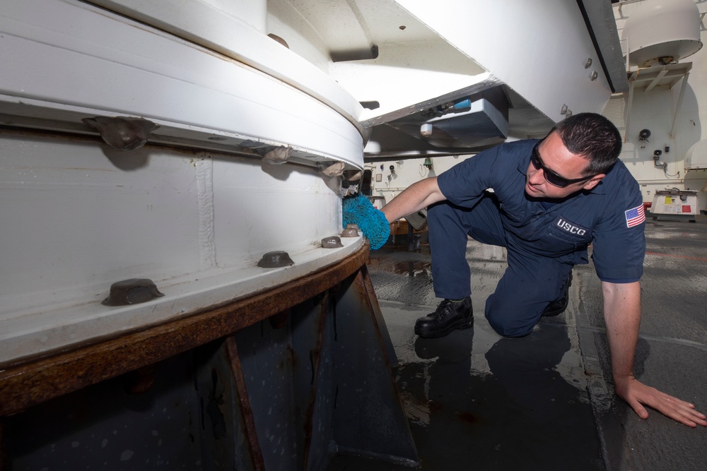 U.S. Coast Guard Cutter Stratton Conducts Routine Daily Operations During Western Pacific Patrol