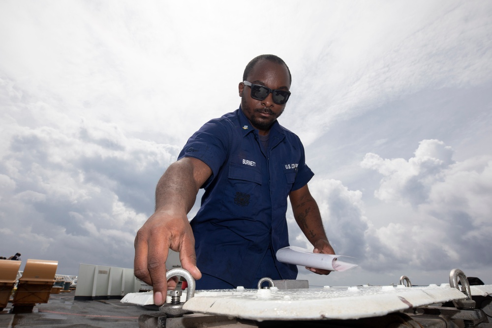 U.S. Coast Guard Cutter Stratton Conducts Routine Daily Operations During Western Pacific Patrol