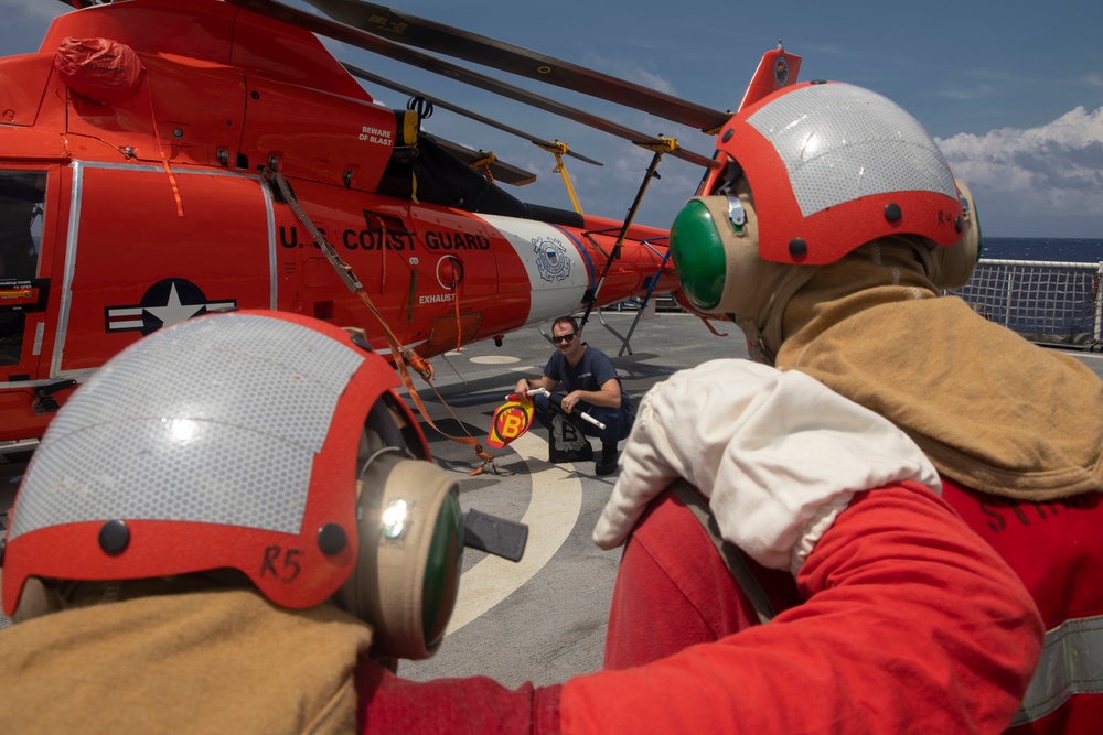 U.S. Coast Guard Cutter Stratton Conducts Routine Daily Operations During Western Pacific Patrol