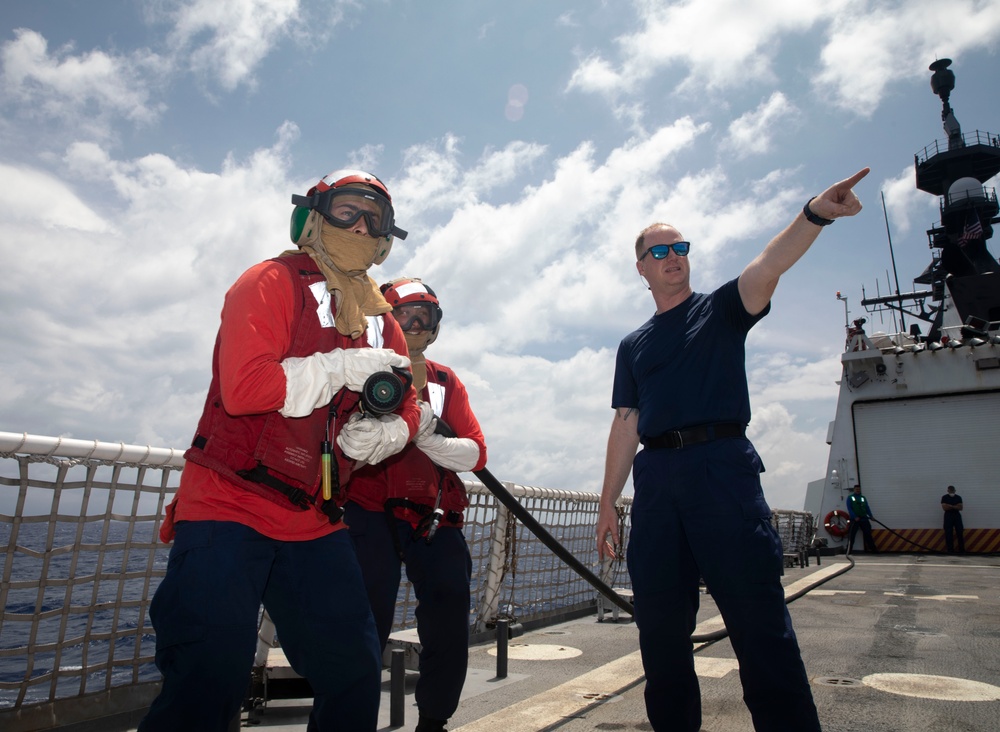 U.S. Coast Guard Cutter Stratton Conducts Routine Daily Operations During Western Pacific Patrol