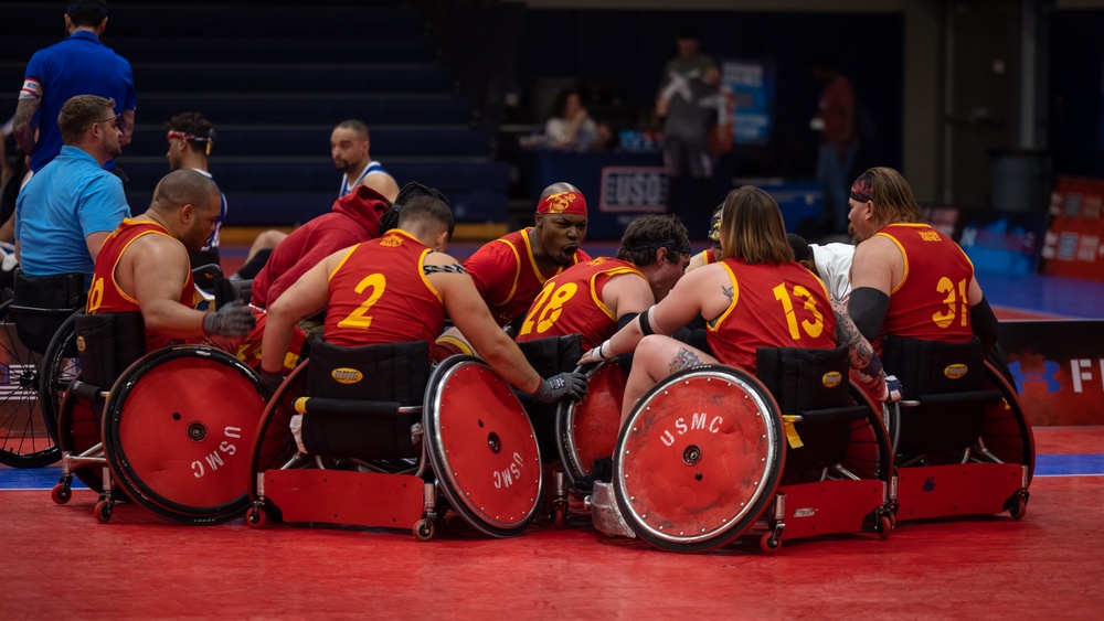 2023 DOD Warrior Games Challenge Team Marine Corps – Wheelchair Rugby Prelims Day 2