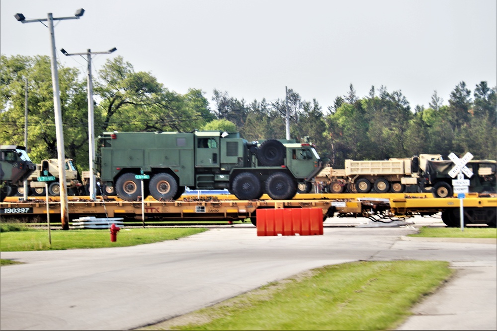 Fort McCoy completes first major rail movement of 2023