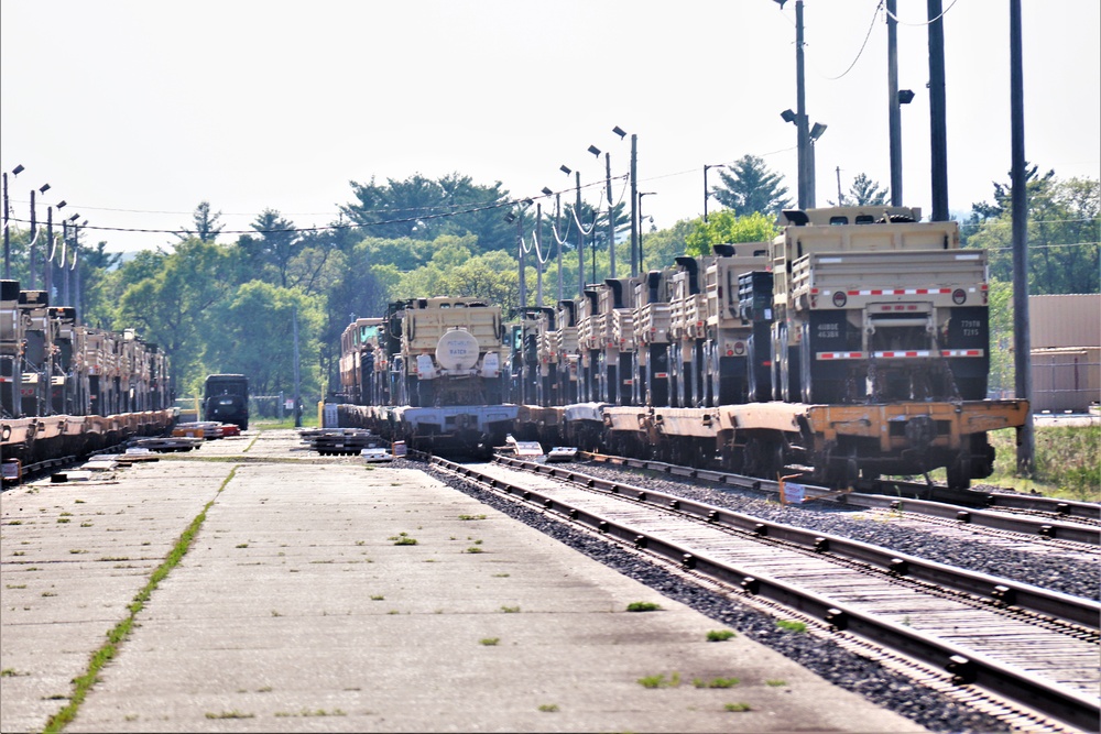 Fort McCoy completes first major rail movement of 2023