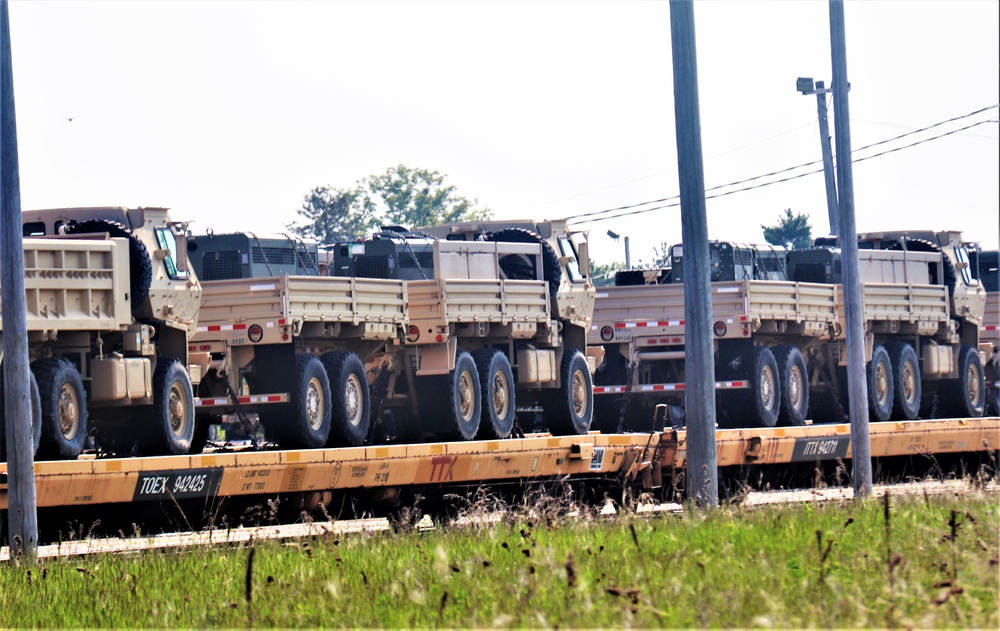 Fort McCoy completes first major rail movement of 2023