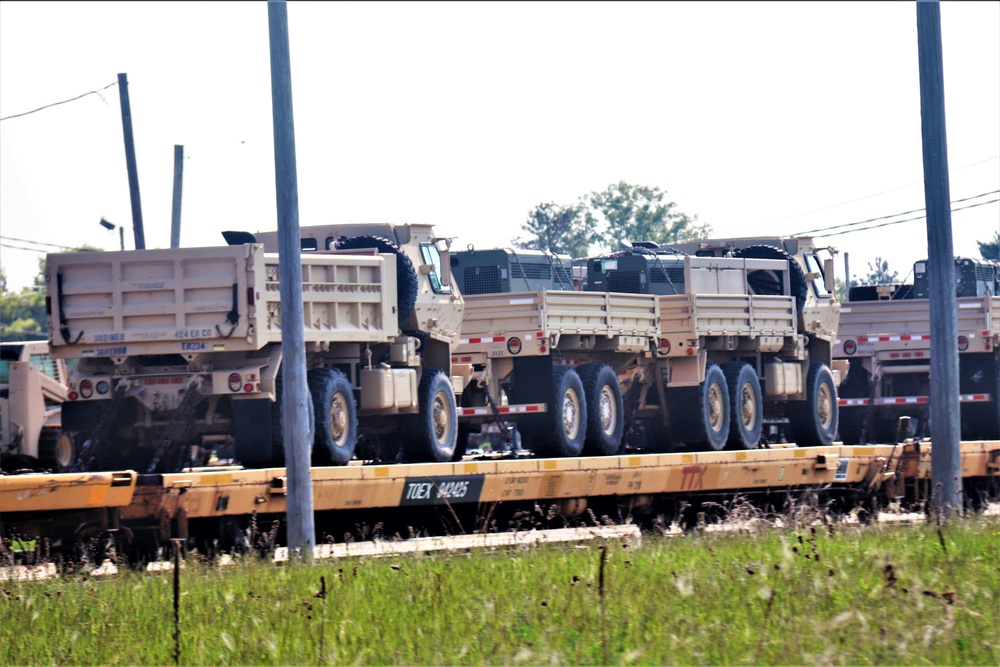 Fort McCoy completes first major rail movement of 2023