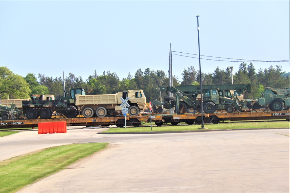 Fort McCoy completes first major rail movement of 2023