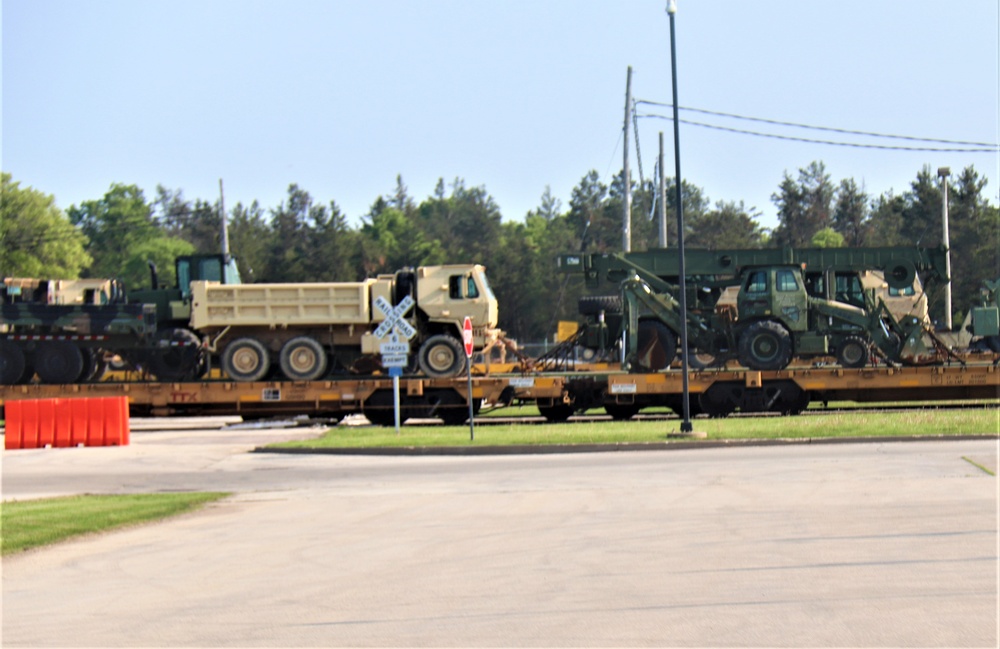 Fort McCoy completes first major rail movement of 2023