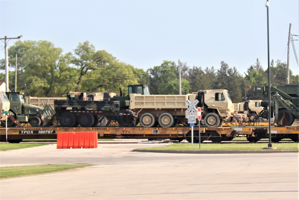 Fort McCoy completes first major rail movement of 2023