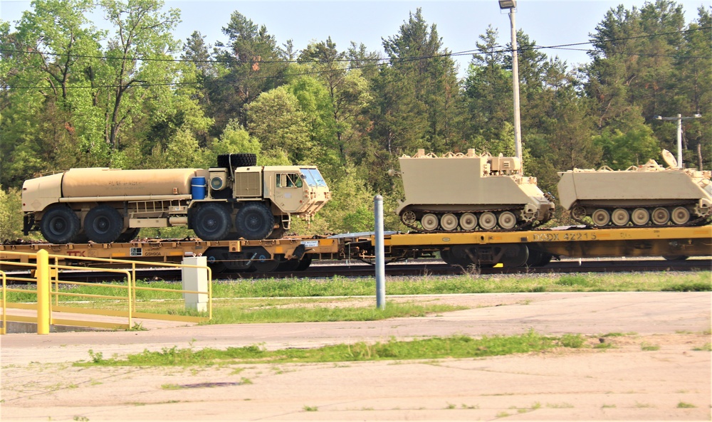 Fort McCoy completes first major rail movement of 2023