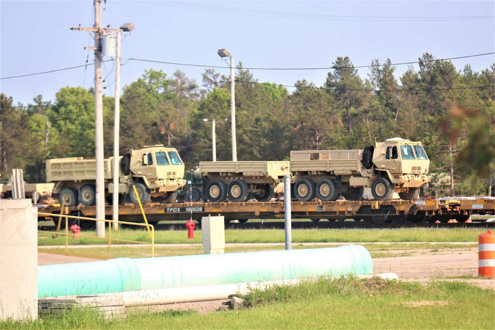 Fort McCoy completes first major rail movement of 2023