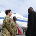 U.S. Secretary of Defense departs Yokota