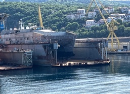 MSCEURAF VISITS USNS SHIPS IN RIJEKA SHIPYARD