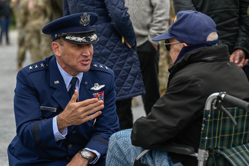 USAFE aircraft supports Pointe du Hoc memorial for D-Day 79