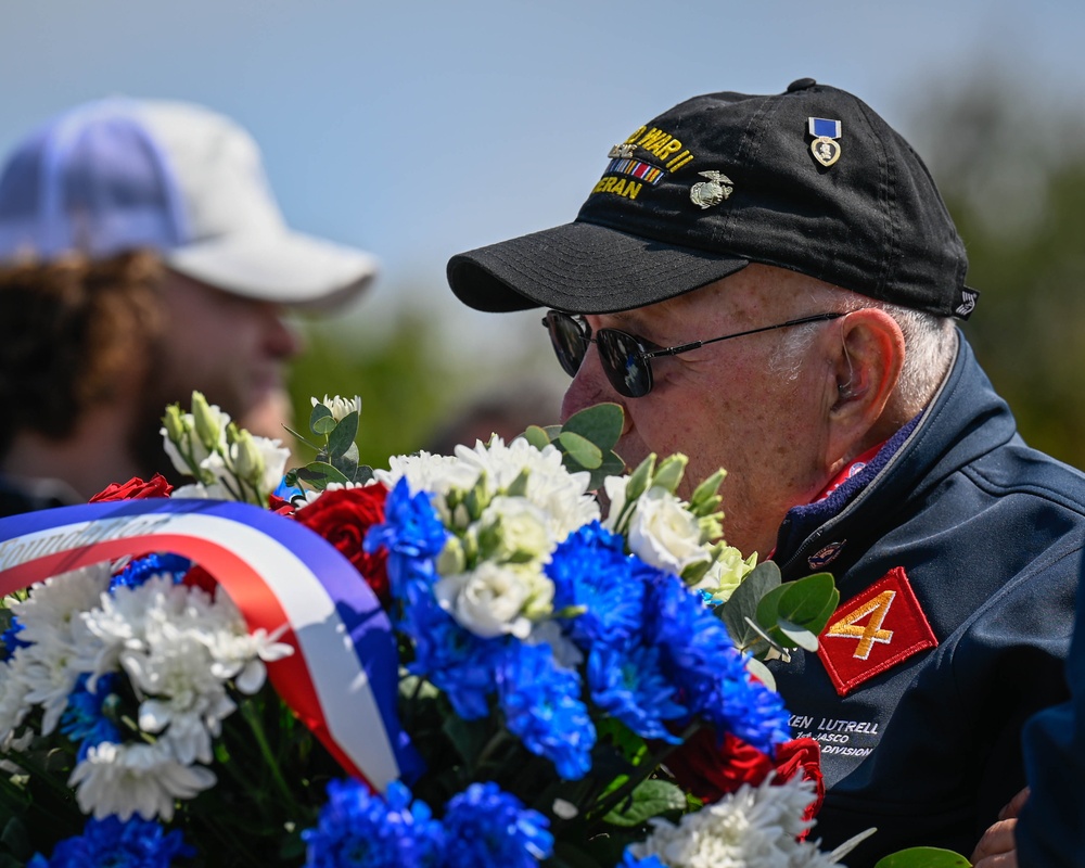 USAFE aircraft supports Pointe du Hoc memorial for D-Day 79