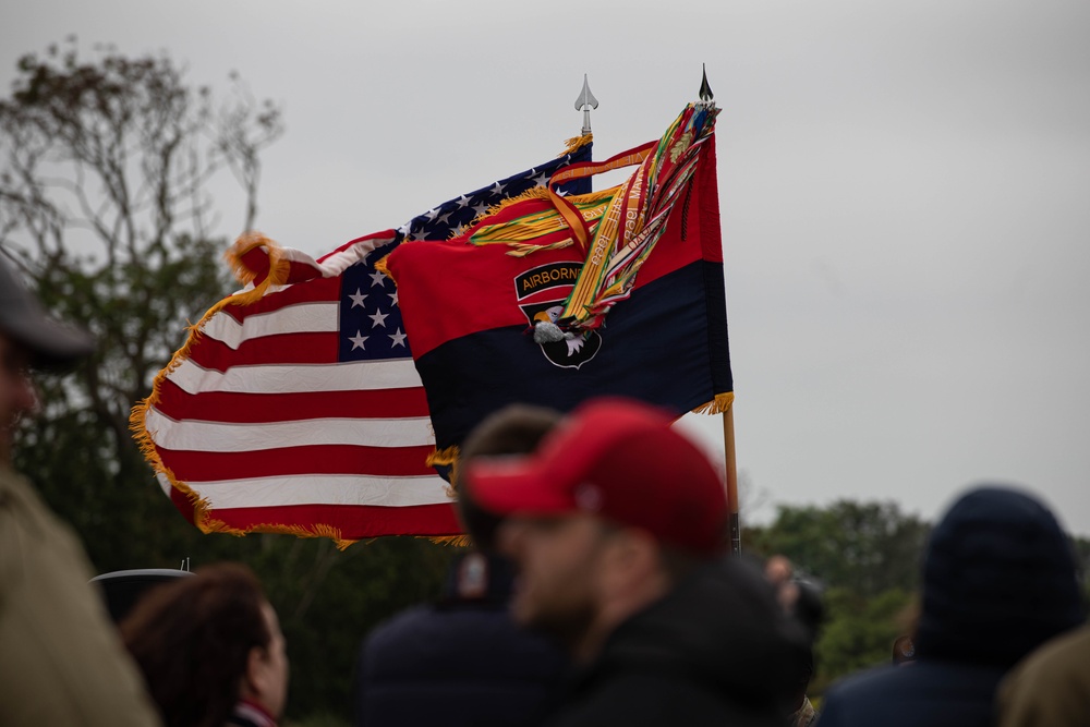 Ceremony at the Leadership Monument Winters