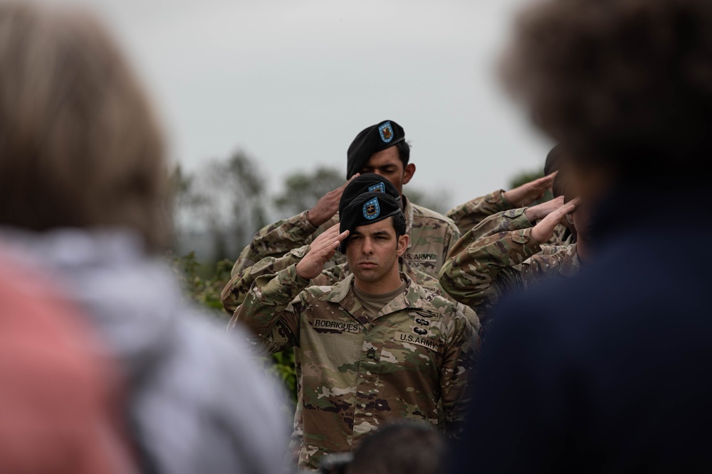 Ceremony at the Leadership Monument Winters